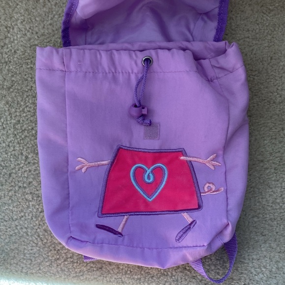 Peppa Pig Mini Fabric Backpack with plush Peppa Pig on front - Picture 2 of 5